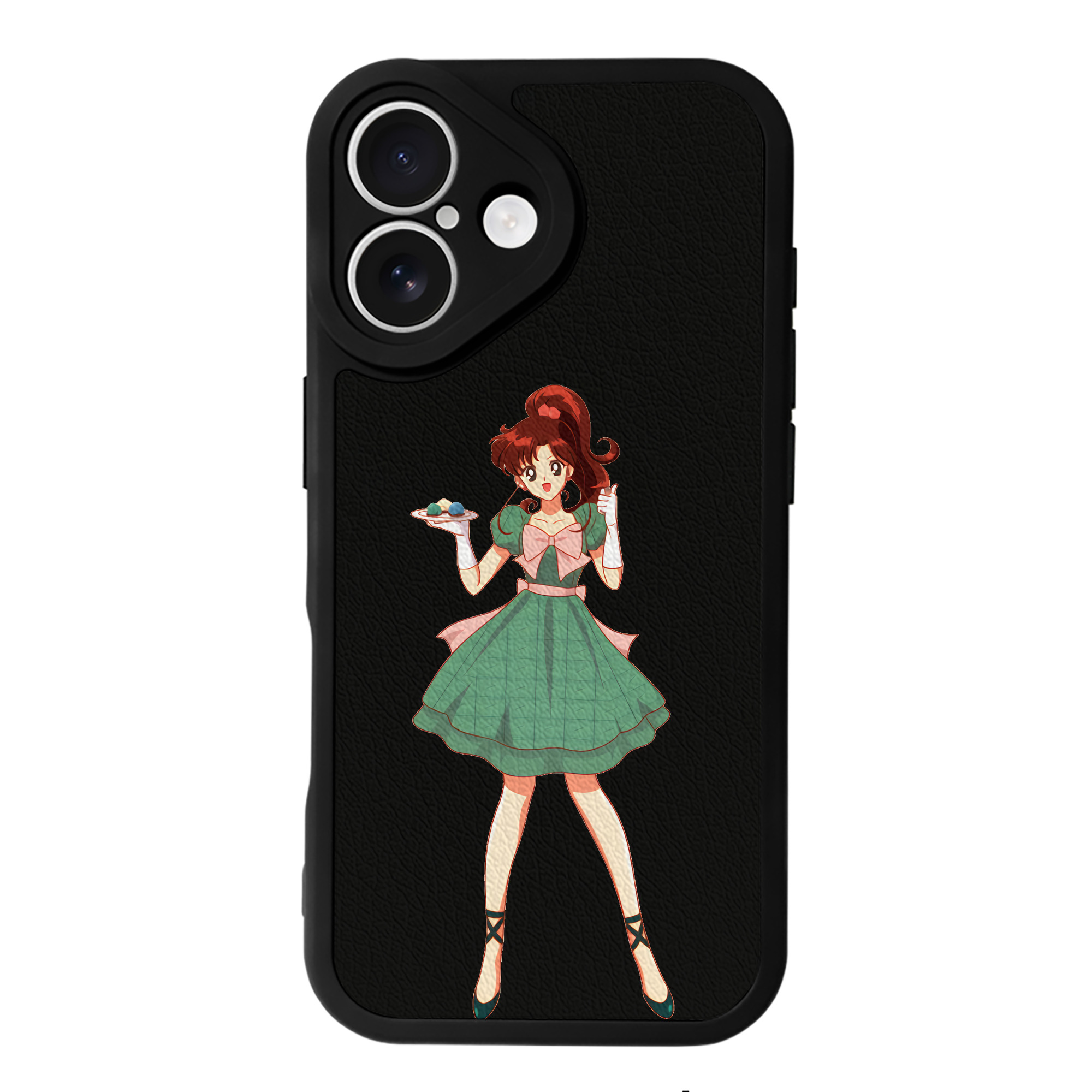 （画像用） 美少女戦士セーラームーン 木野 まこと きの まこと Sailor Moon Kino Makoto （セーラージュピター；Sailor Jupiter） 【iPhone 16シリーズ対応】シリコンスマホケース（レザー調） 材質：シリコン